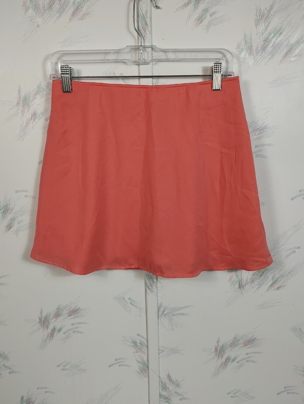 Women's American Eagle Mini Skirt Coral Flowy Size Small